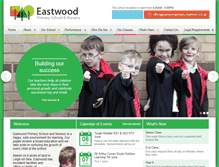 Tablet Screenshot of eastwoodprimaryschool.co.uk